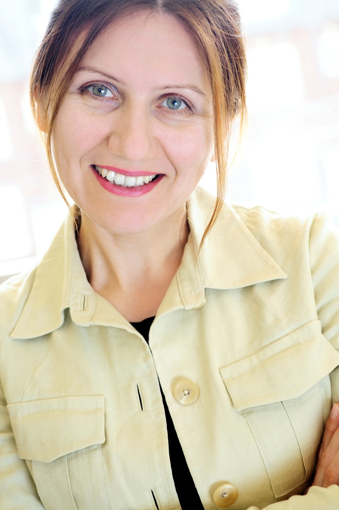Portrait of a mature smiling business woman